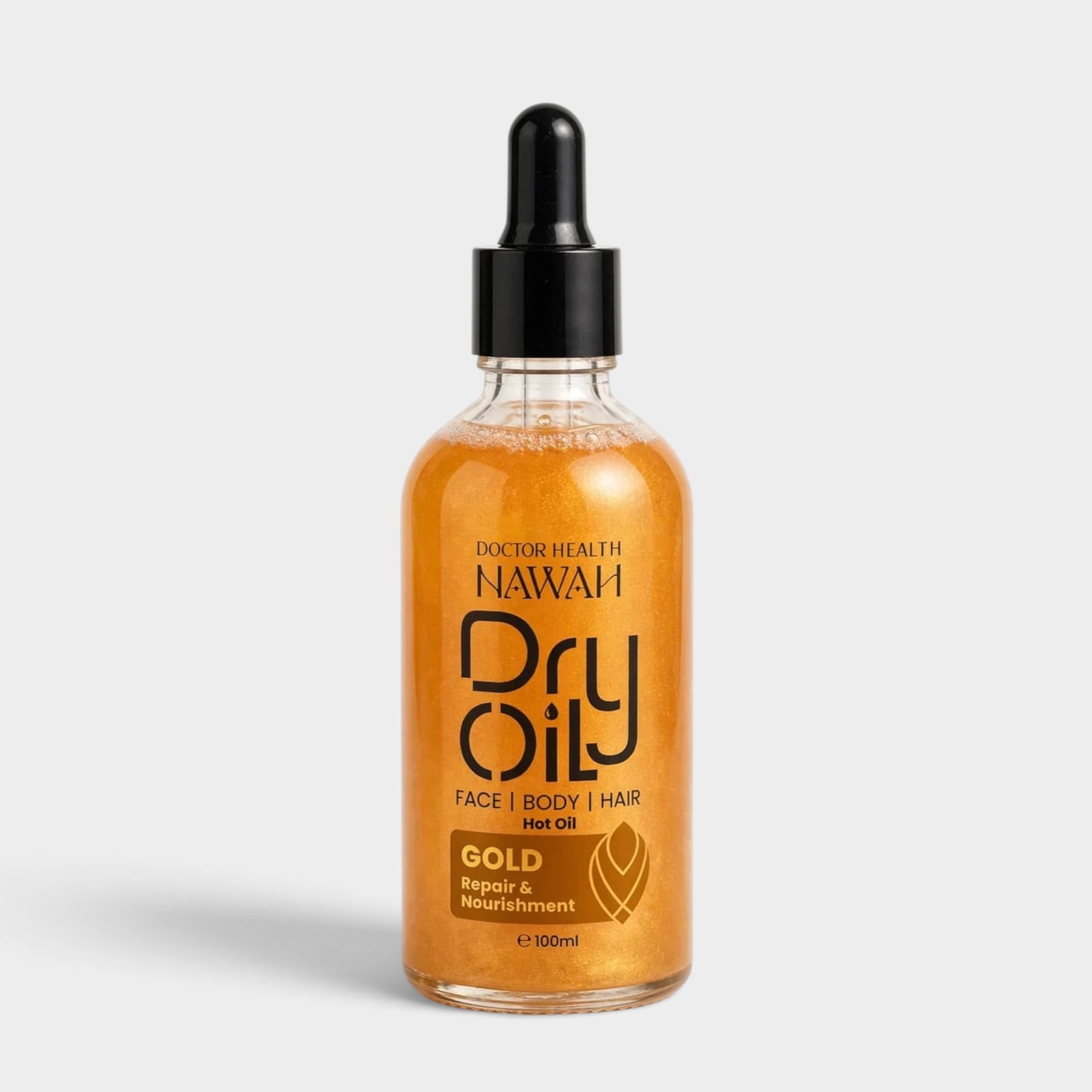 Dry Oil Gold Khamrah bottle